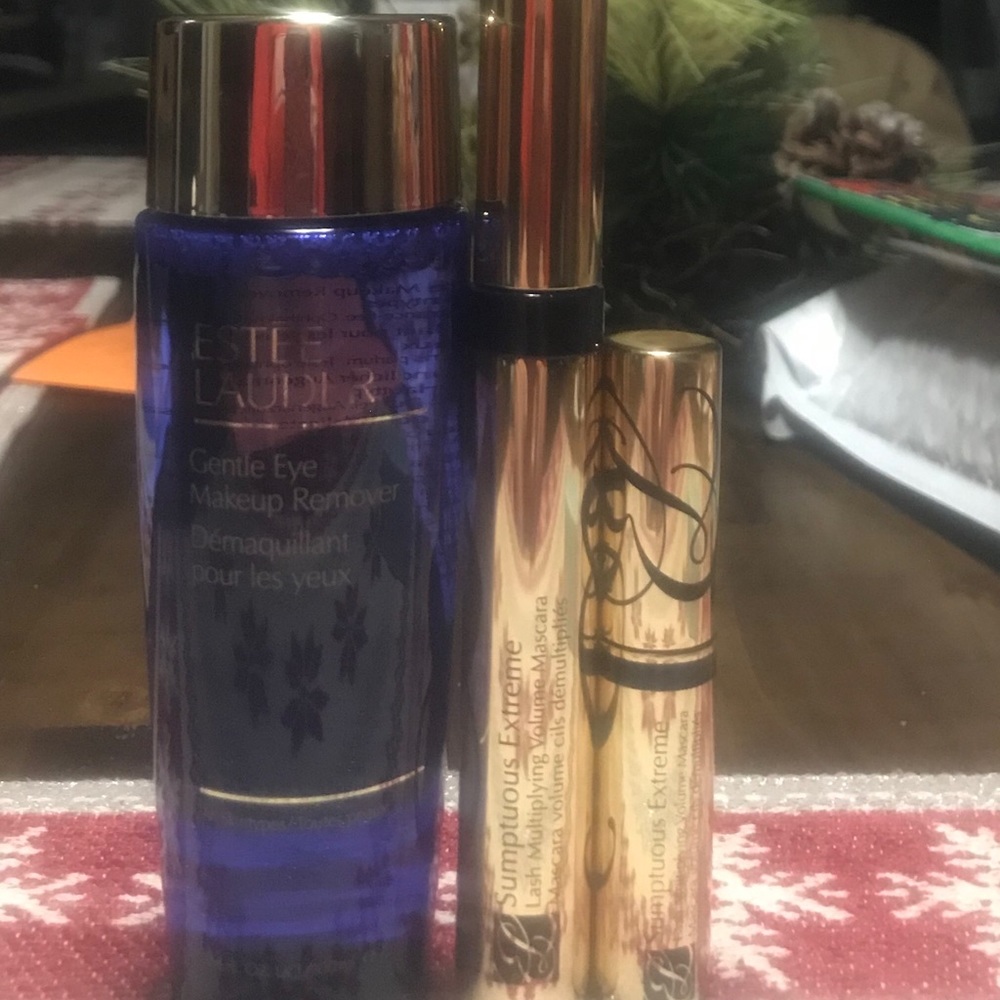 Estée Lauder mascara and makeup remover set